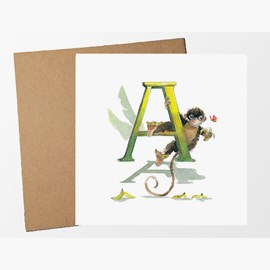 Card and envelope, A