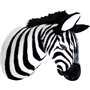Djurhuvud, Zebra