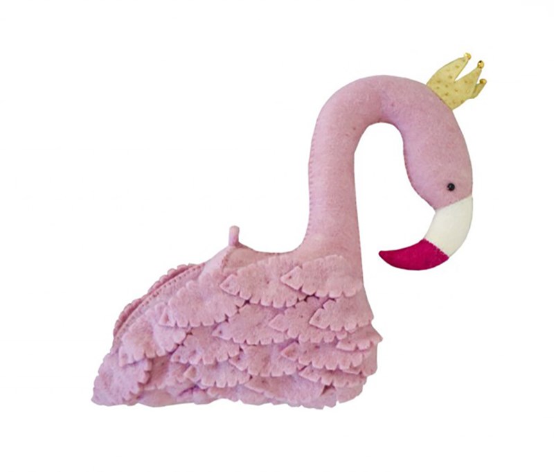 Djurhuvud, flamingo