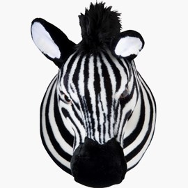 Djurhuvud, Zebra