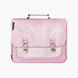 Ryggsäck, rosa glitter