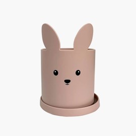 Flower pot, rabbit